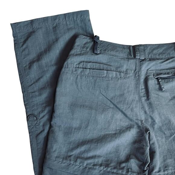 The North Face Women’s Sz 10 Gray Convertible Hiking Pants Cargo Outdoor Active - Picture 8 of 16